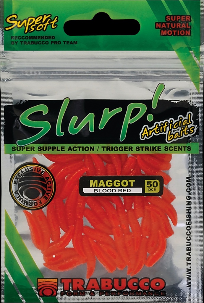 Силіконовий "опариш", личинка мухи TRABUCCO Slurp Maggots фото 5
