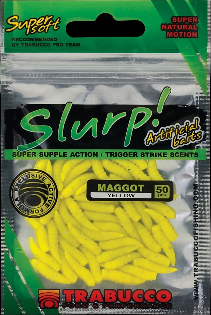 Силіконовий "опариш", личинка мухи TRABUCCO Slurp Maggots фото 6