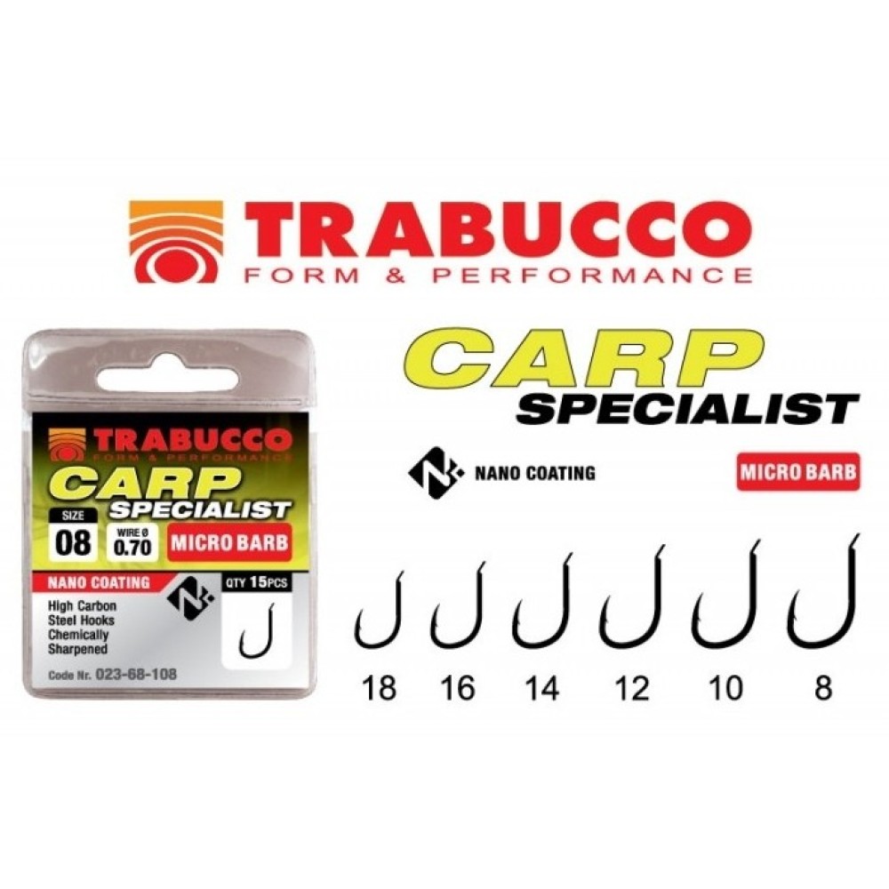 Гачки Trabucco Carp Specialist Micro Barb
