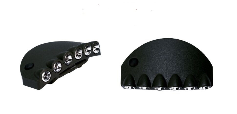 Ліхтар на кепку TRABUCCO CAPS LIGHT W/BATTERY BLACK