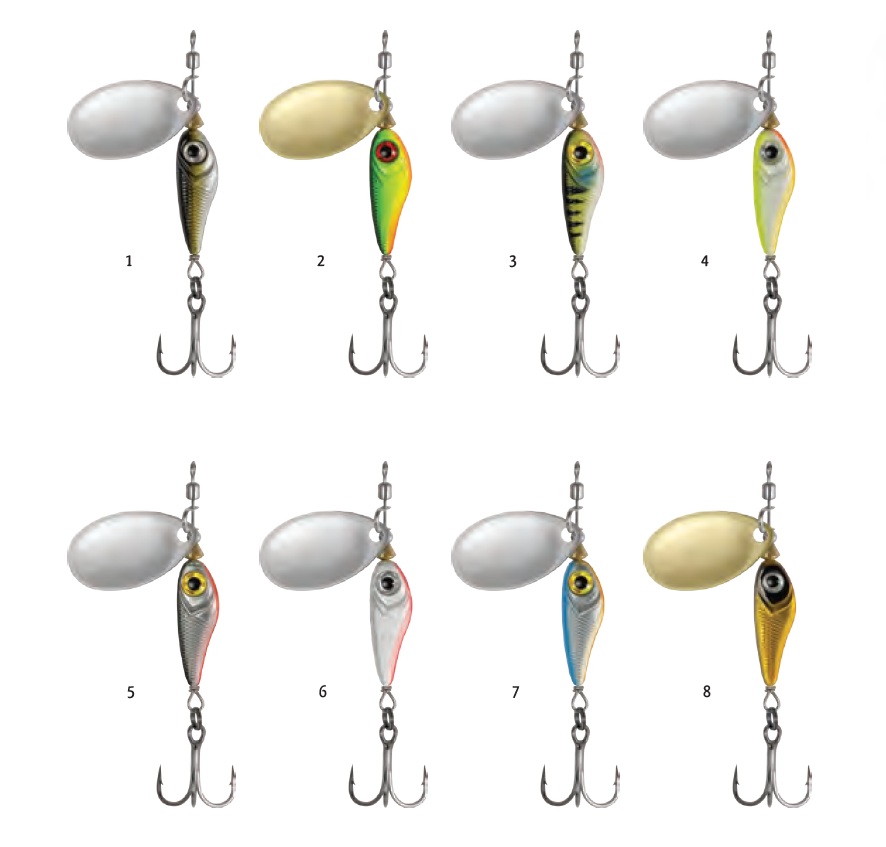 Блешня обертальна Rapture CRAZY SPINNER MINNOW