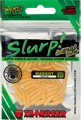 Силіконовий "опариш", личинка мухи TRABUCCO Slurp Maggots