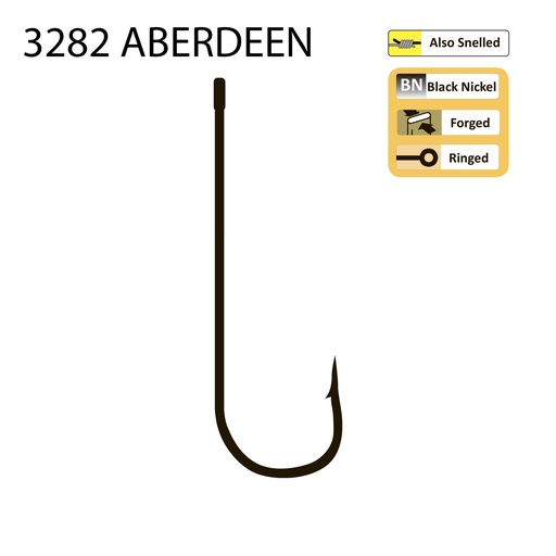 [024-14-010] Гачок одинарний Trabucco Hisashi 3282 Aberdeen