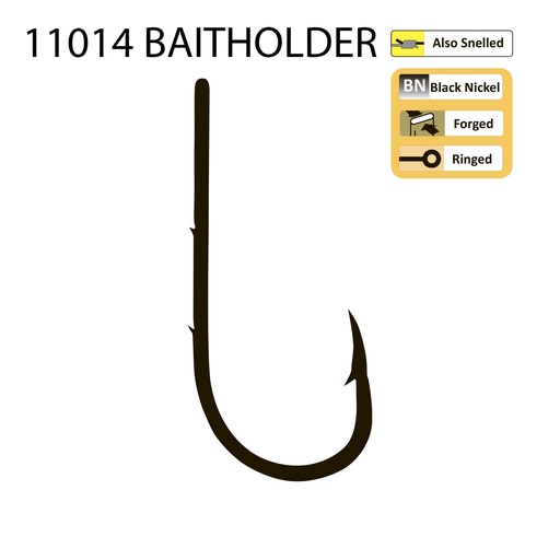 [024-02-010] Гачок одинарний Trabucco Hisashi 11014 Bait Holder
