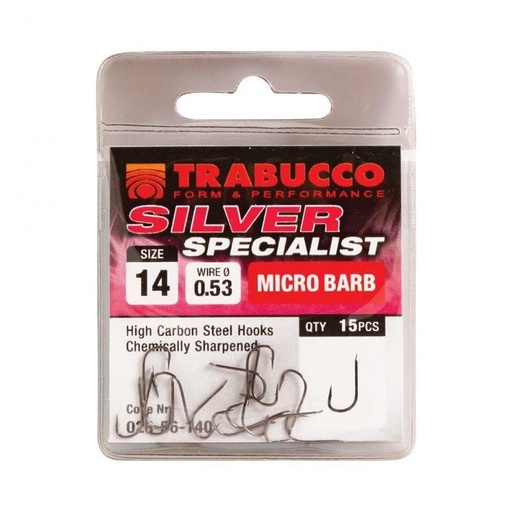 [023-56-100] Гачки Trabucco SILVER SPECIALIST (15 шт.)