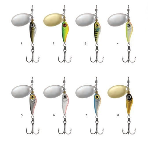 [188-20-203] Блешня обертальна Rapture CRAZY SPINNER MINNOW